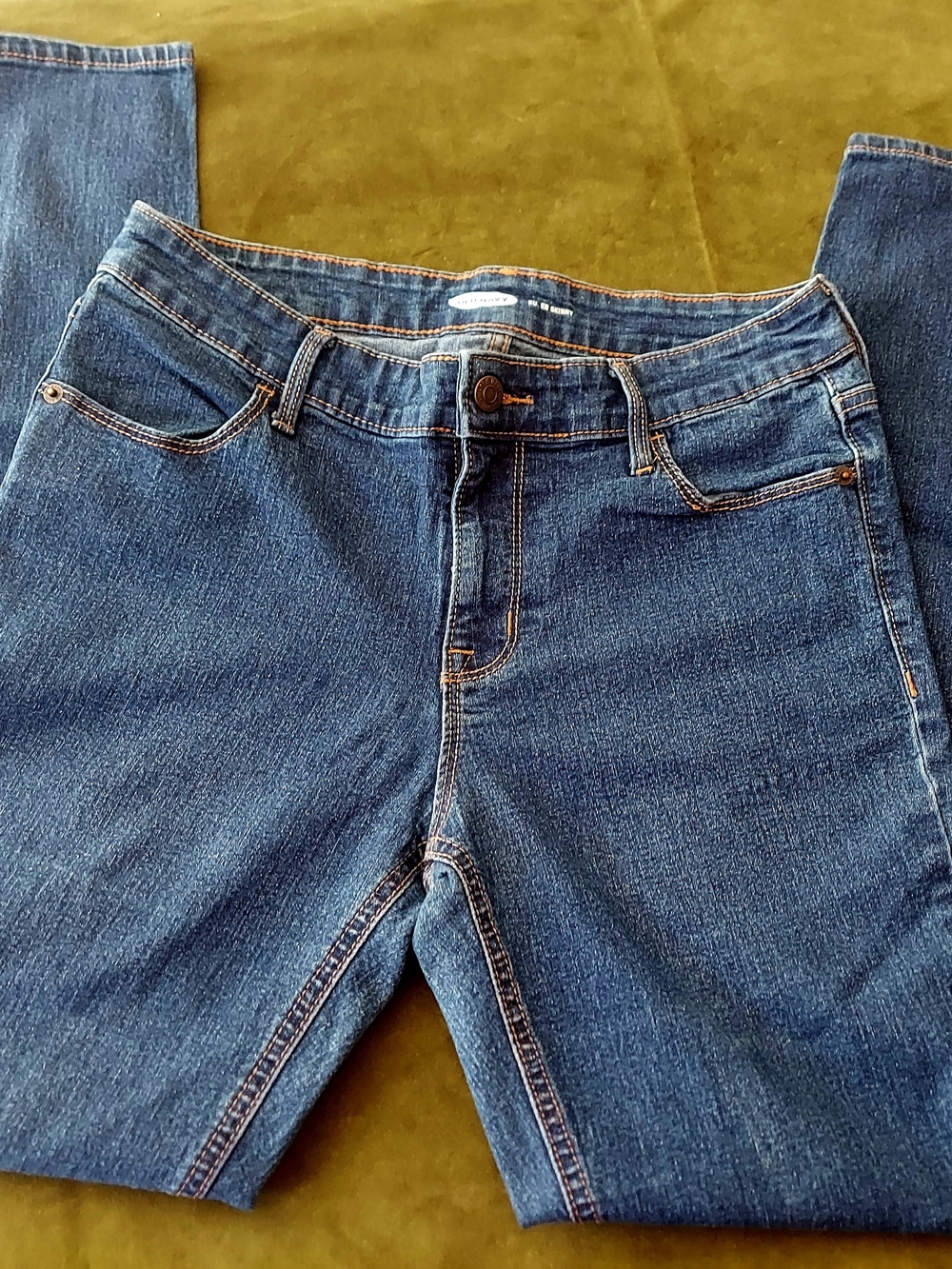 Old Navy Super Skinny Stretch 5-Pocket Jeans Sz 6 Med-Dark Wash